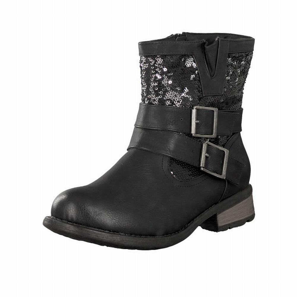 Black Women's Rieker 97263-00 Boots | UZLG65184